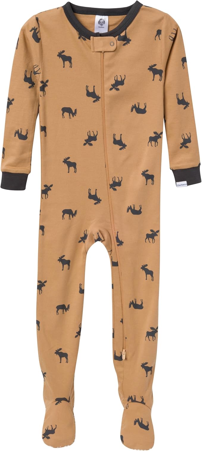 Gerber Baby Boys 2-Pack Footed Pajamas - Image 2