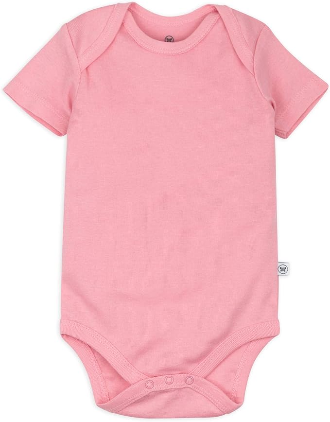 HonestBaby baby-girls 5-pack Short Sleeve Bodysuits One-piece 100% Organic - Image 3