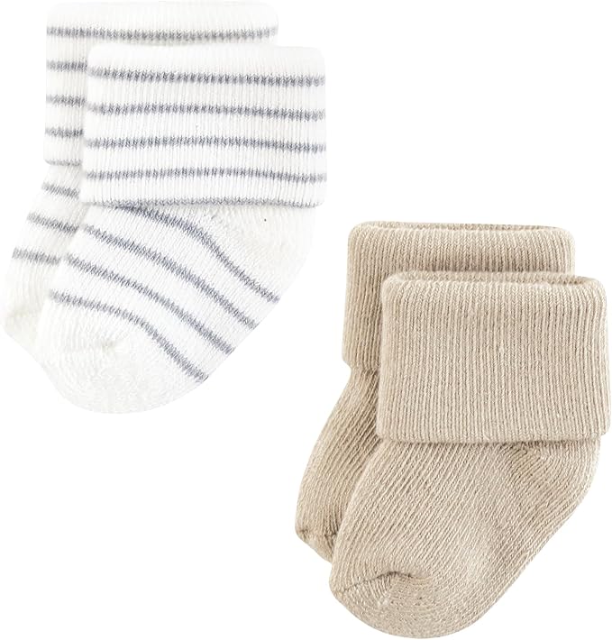 Hudson Baby Baby 8-pack Cotton Rich Newborn and Terry Socks - Image 4