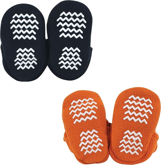 Hudson Baby Baby Animal Fleece Booties 2-pack - Image 5