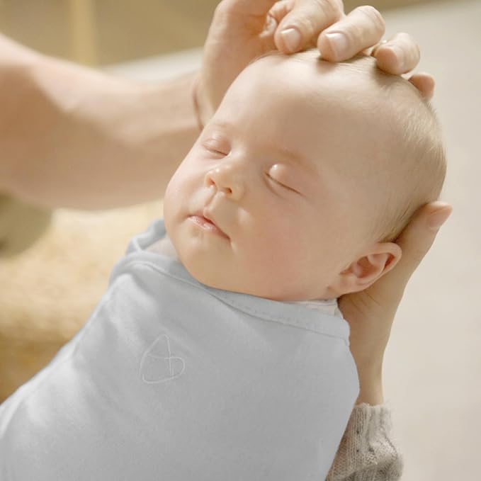 SwaddleMe by Ingenuity Monogram Collection Baby Swaddle, 100% Cotton, Improves - Image 10