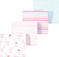 Luvable Friends Little Treasure Flannel Receiving Blankets 4pk by Luvable+Friends