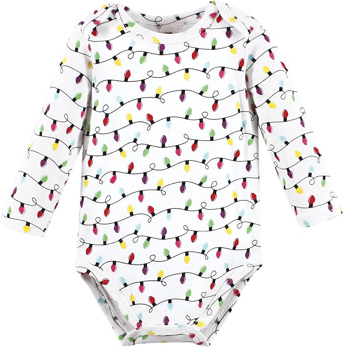 Hudson Baby Baby Girls' Cotton Long-sleeve Bodysuits 3-pack - Image 4