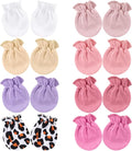 AQOKKA Newborn Baby Mittens No Scratch Cotton Elastic Wrist Gloves Infant by AQOKKA
