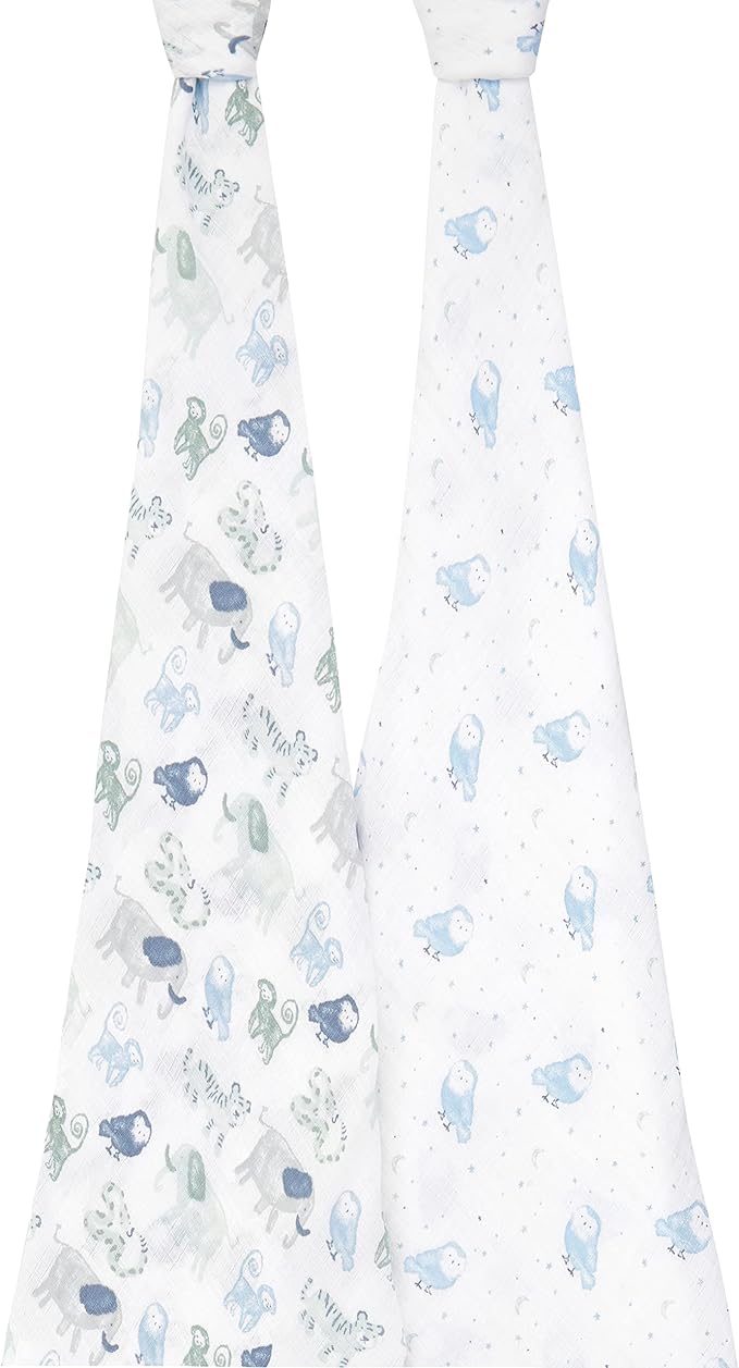 aden + anais Swaddle Blanket, Boutique Muslin Blankets - Image 2