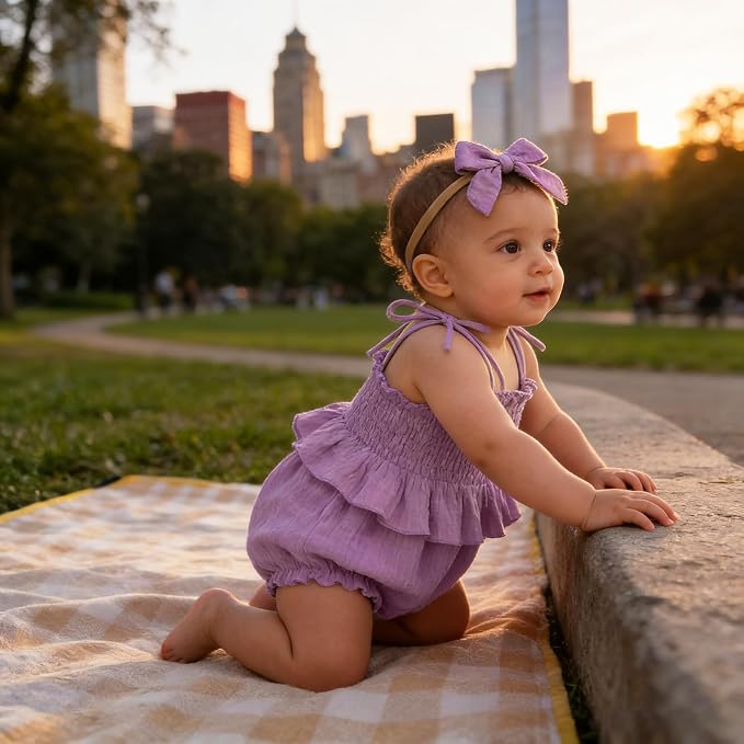 Baby Girl Romper Ruffle Newborn Girl Bodysuit Jumpsuit Baby Girl Clothes Outfit - Image 4