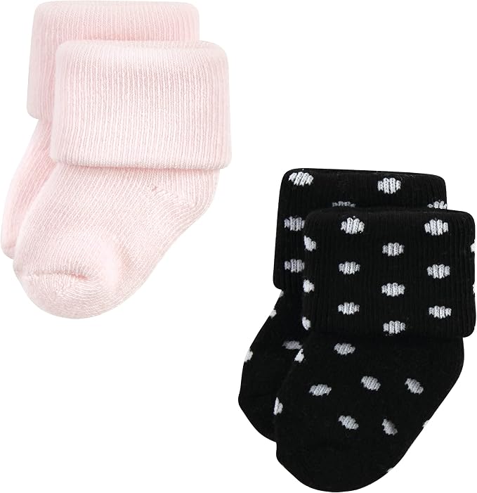 Hudson Baby Baby 8-pack Cotton Rich Newborn and Terry Socks - Image 5
