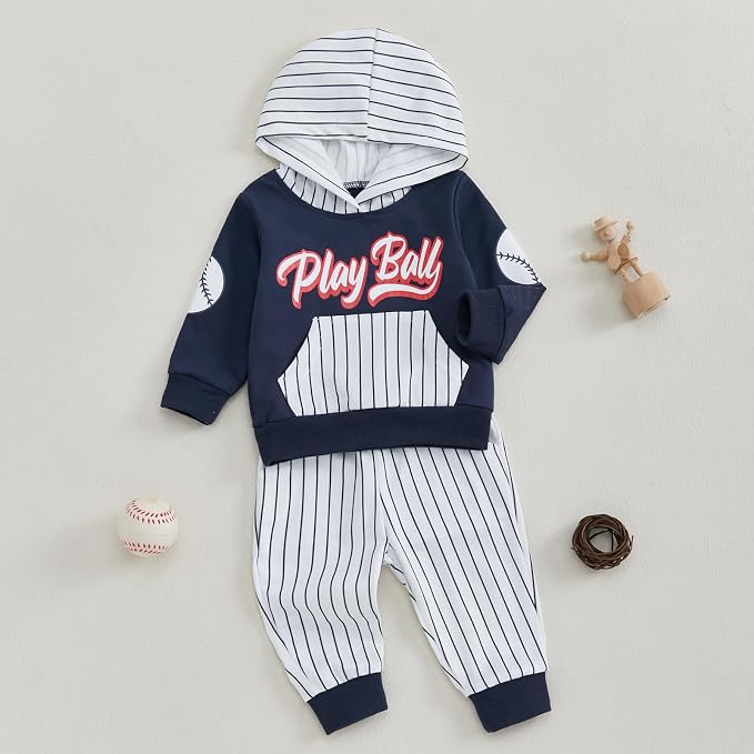 Baby Boy Clothes Infant Hoodie Set Long Sleeve Sweatshirts - Image 3