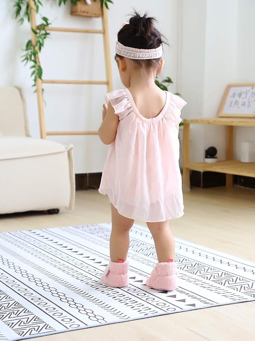 Ohwawadi Infant Baby Slippers Girls Boys Booties Warm Baby Socks Shoes Newborn - Image 3