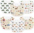 Baby Bibs for Baby Boys Girls 6-Pack by Unknown