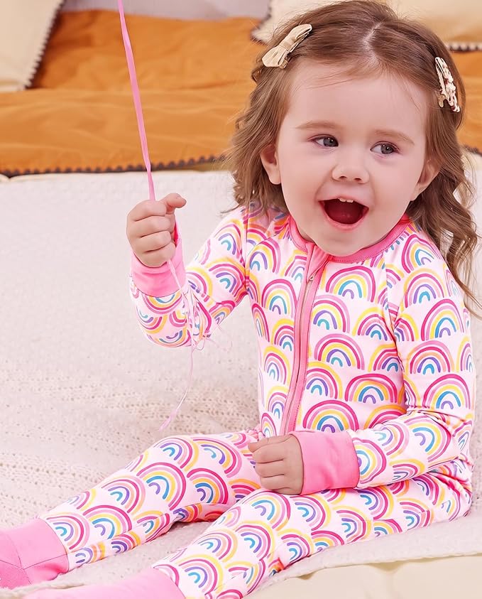 babee Reshinee Viscose derived from bamboo Baby Pajamas Convertible Footie - Image 7