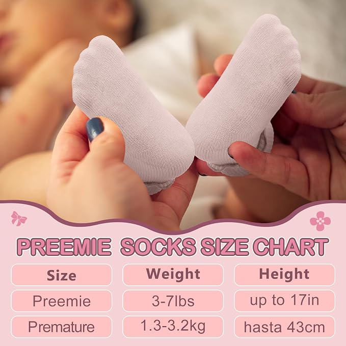 Toulite 12 Pairs Preemie Ankle Socks - Image 2