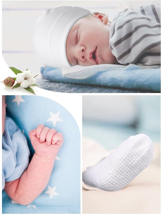 Geyoga Newborn Baby Hat Set - Image 6