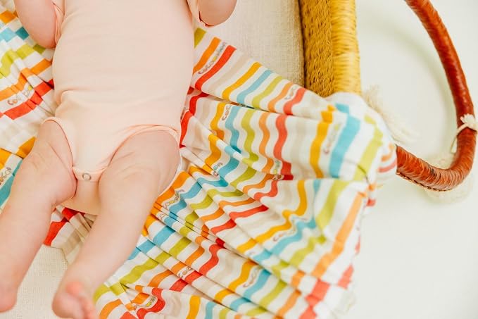Copper Pearl Swaddle Blankets for Newborns | Soft Stretchy Receiving Blankets - Image 5