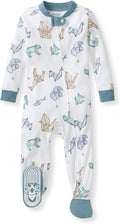 Burt's Bees Baby Boys Organic Cotton, Snug Fit Footed Sleeper Pajamas | by BurtsBeesBaby
