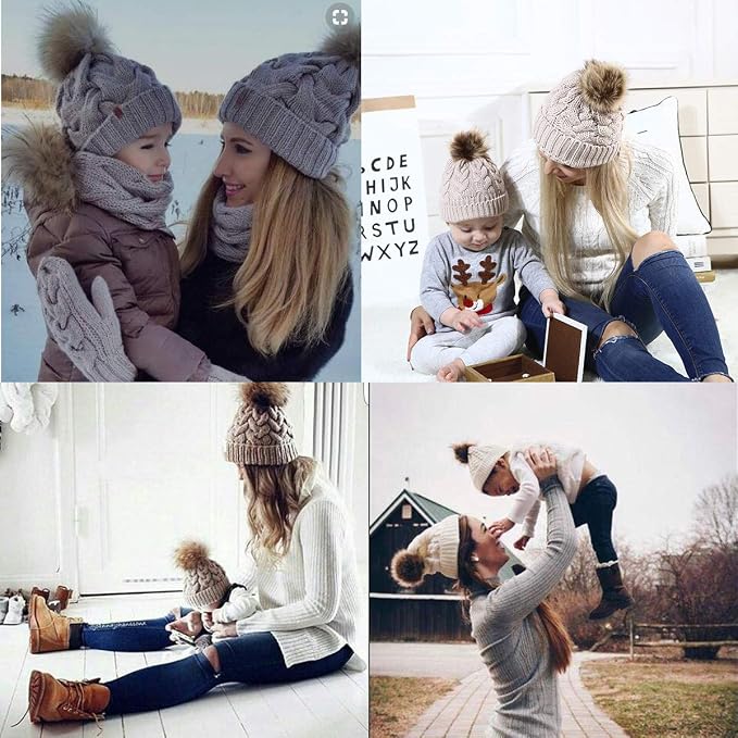DANMY Baby Beanie Hat, Infant Newborn Toddler Winter Warm Knit Cap - Image 7