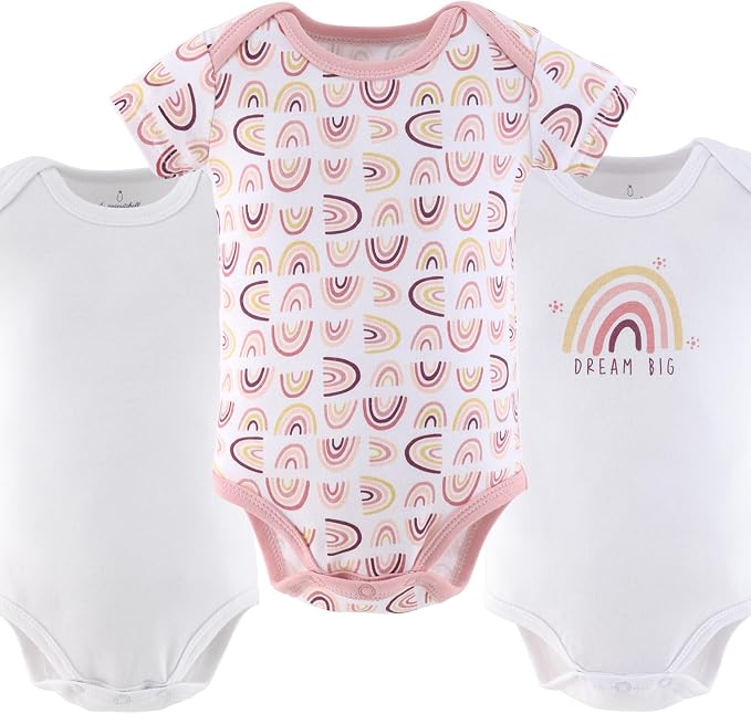 The Peanutshell Baby Girl Short Sleeve Bodysuits - Image 5