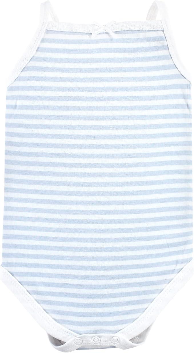 Hudson Baby Unisex Baby Cotton Sleeveless Bodysuits - Image 6