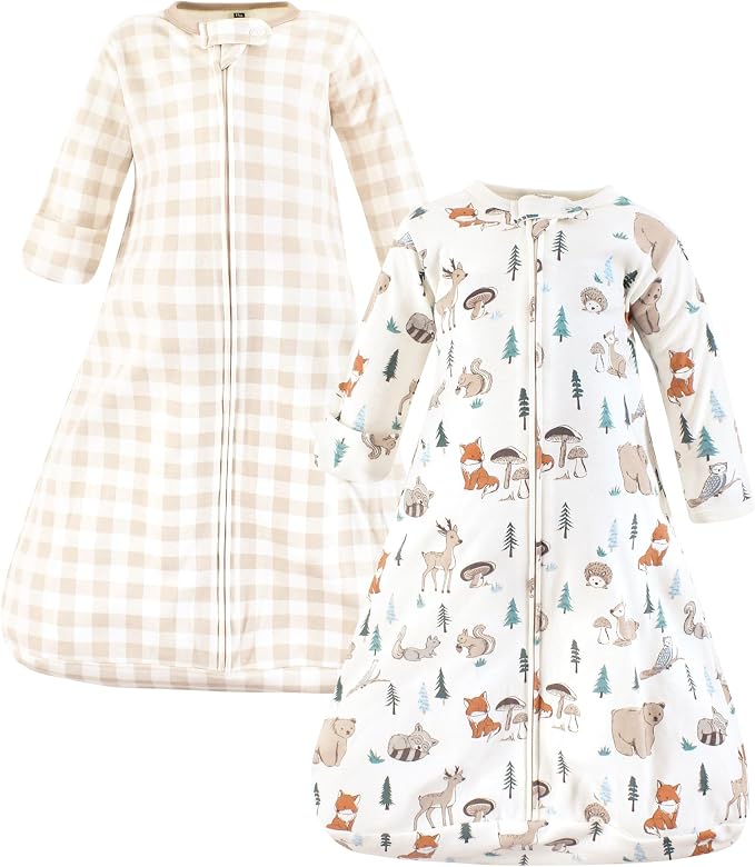 Hudson Baby Unisex Baby Cotton Long-Sleeve Wearable Sleeping Bag by HudsonBaby