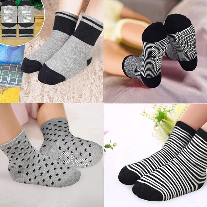 Tphon Non Slip Kids Toddler Socks - Image 5