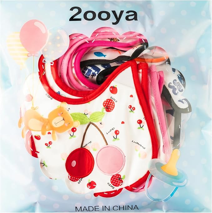 Cotton Waterproof Baby Bibs - Image 7