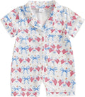 Balaflyie Newborn Summer Pajamas Baby Boy Girl Button Down Romper Cute Infant by Balaflyie
