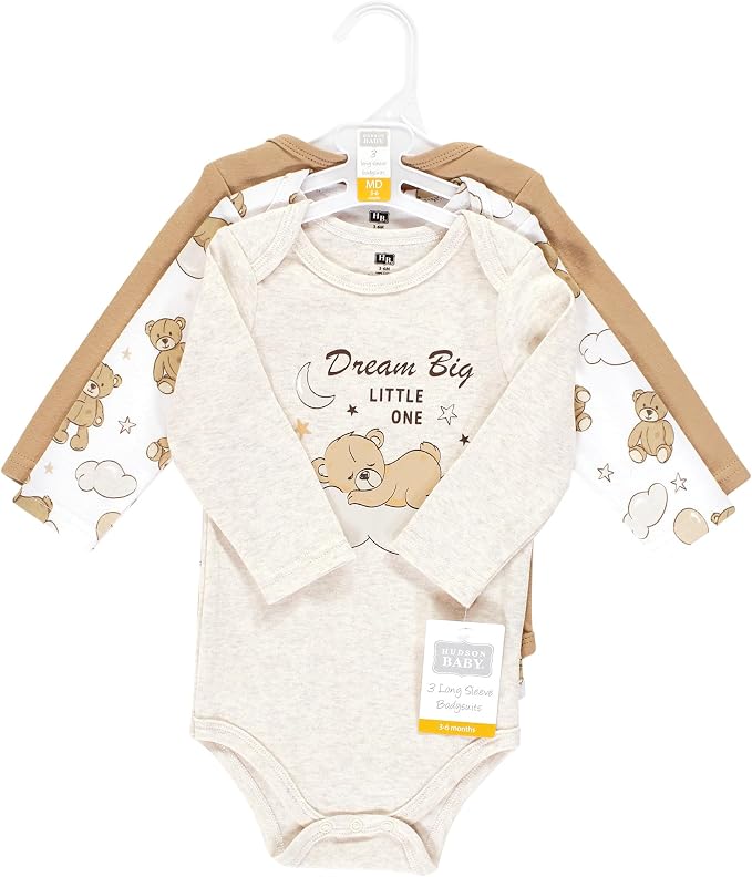Hudson Baby Unisex Baby Cotton Bodysuits - Image 2