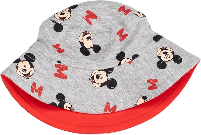 Disney Baby Boys' 2-Piece Romper and Bucket Hat Set Newborn to Infant - Image 6