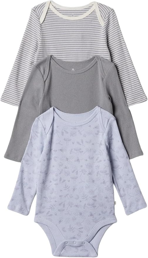 GAP Baby 3-pack Long Sleeve Bodysuit by GAP