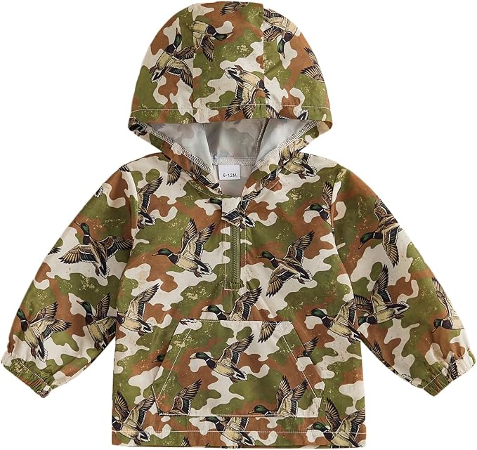 Toddler Windbreaker Jacket Baby Girl Hooded Zip Up Sweatshirt Winter Jacket by Lefyira
