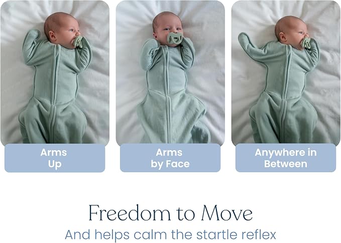 HALO Sleepsack SwaddleStretch, Arms Up or Extended Arms, Newborn Baby Swaddle - Image 2