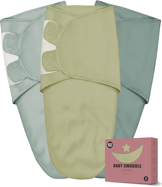 Newborn Swaddle Blanket Wrap 0-3 Months by MOONPARK