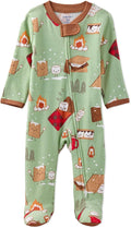 Butterblu Scout Sleep & Play 100% Organic Cotton Footed Zip Front PJs | GOTS by Butterblu