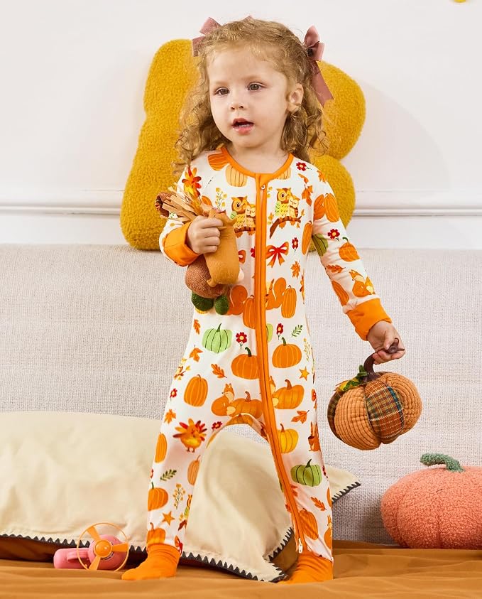 babee Reshinee Viscose Derived from Bamboo Baby Footie Pajamas Convertible - Image 3
