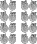 BQUBO Newborn Infant Toddler Mittens No Scratch Cotton Elastic Wrist Gloves by DRESHOW
