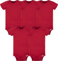 Gerber baby-girls 5-pack Solid Onesies Bodysuits