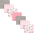 Little Treasure Unisex Baby Cotton Flannel Receiving Blankets, Rose Leopard by Little+Treasure