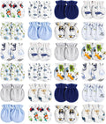 Geyoga 24 Pairs Newborn Baby Mittens No Scratch by Geyoga
