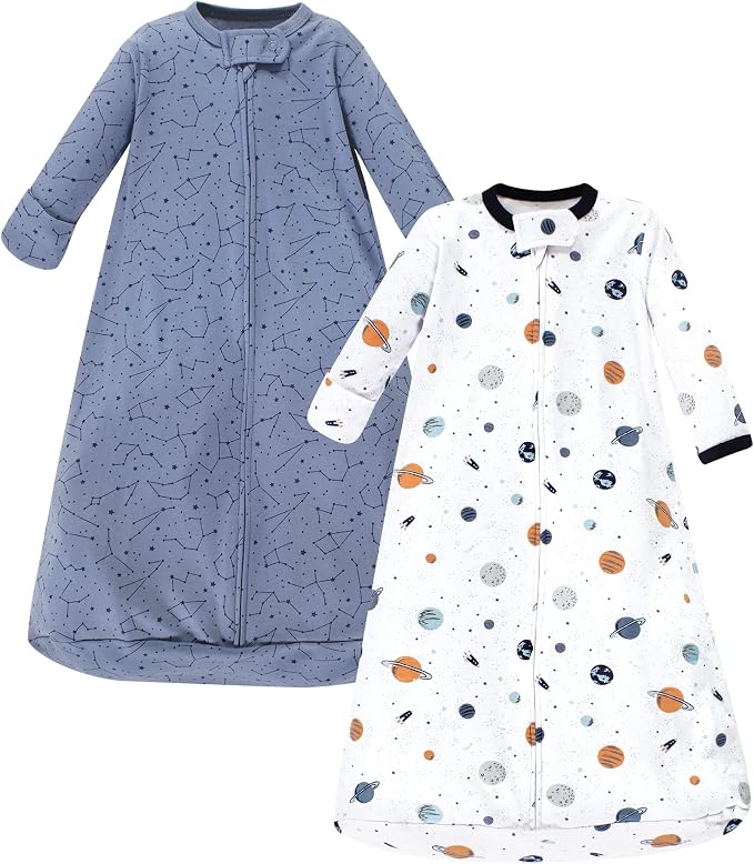 Hudson Baby Unisex Baby Cotton Long-Sleeve Wearable Sleeping Bag by HudsonBaby