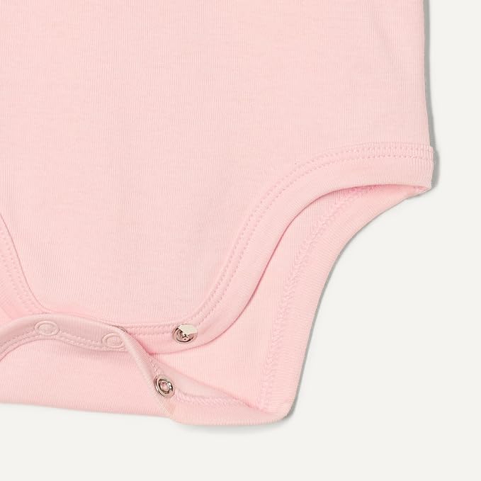 Amazon Essentials Unisex Babies' Long-Sleeve Cotton Henley Bodysuits - Image 4