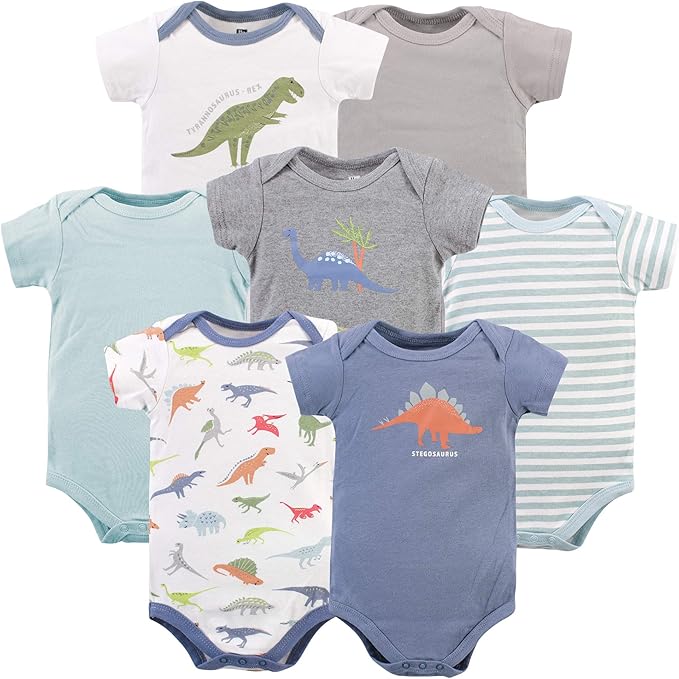 Hudson Baby Baby Boys' Cotton Bodysuits 7-pack by HudsonBaby