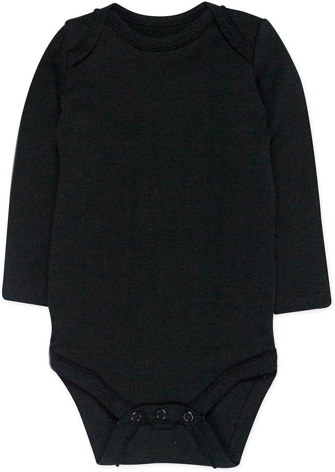 HonestBaby baby-girls 5-pack Long Sleeve Bodysuits One Piece 100% Organic Cotton - Image 2