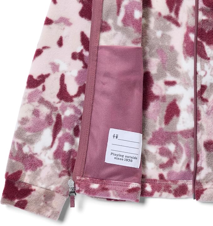 Columbia Youth Girls Benton Springs II Printed Fleece Jacket - Image 3