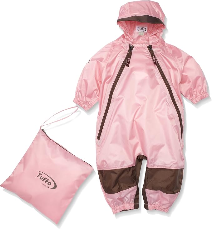 Tuffo Muddy Buddy Kids Waterproof Rain Suit One-Piece Coverall, Dual Zippers by Tuffo