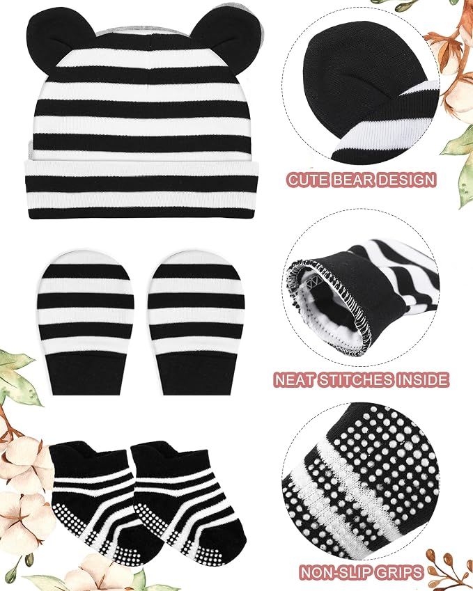 Geyoga Newborn Baby Hat Set - Image 4