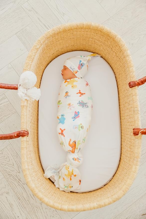 Copper Pearl Swaddle Blankets for Newborns | Soft Stretchy Receiving Blankets - Image 6
