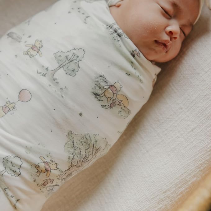 Copper Pearl Swaddle Blankets for Newborns | Soft Stretchy Receiving Blankets - Image 8