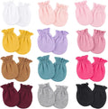 BQUBO 12 Pairs Baby Mittens Newborn Infant Mittens No Scratch Cotton Elastic by DRESHOW
