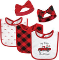 Hudson Baby Unisex Baby Cotton Bib and Headband Set by HudsonBaby