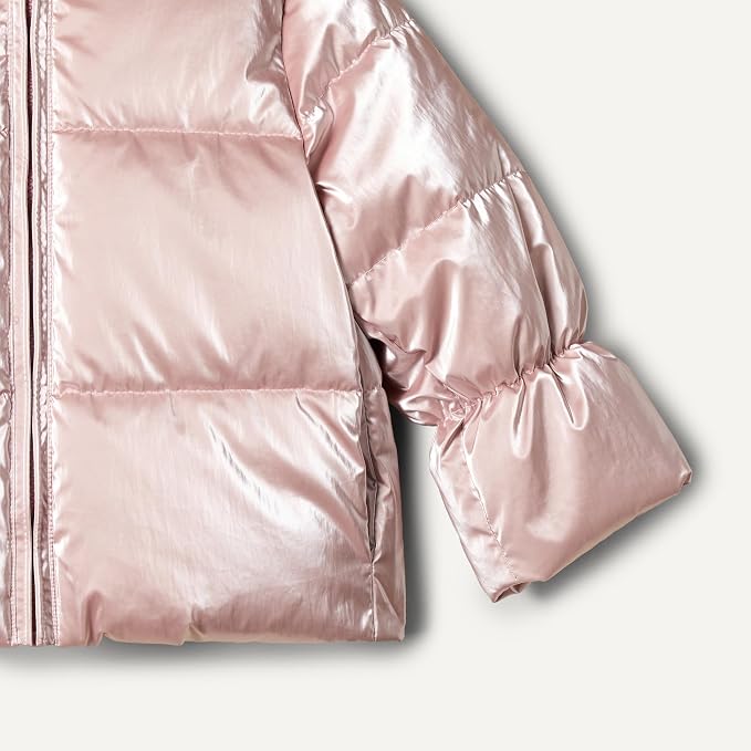 Amazon Essentials x Sofia Grainge Toddler and Baby Girls' Taffeta Puffer Jacket - Image 4